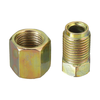 25x Male+25x Female M10 Copper Brake Pipe Fittings Metric Nuts For 3/16" Tube