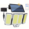 280LED Split Design Motion Sensor Solar LED Floodlight With Remote Control 3 Modes IP65 Waterproof Outdoor Security Gard