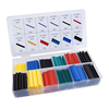 280PCS Sleeve Heat Shrink Tube Set Thermal Cable Protector Heat-shrinkable Sheath Termoretractable Protege Cables Kit