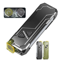 2in1 Lighting LED Flashlight RGB Mood Light Built in Battery USB Rechargeable Color Changing Multi Mode High Brightness