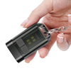 2*LED Bright LED Keychain Flashlight Portable Mini Size Clip Headlamp Magnetic Tail Work Lamp Type-C Charging Whistle Li