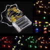 2M 18 LED Battery Powered Santa Claus String Fairy Light For Xmas Party Weddinng Decor Christmas Decorations Clearance C