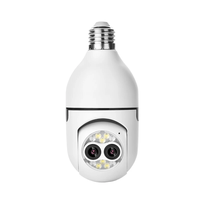 2MP WiFi Binocular Camera 5X Zoom 2.4G Wireless PTZ Cam Intelligent Night Vision Audio Intercom Remote Phone Control Ala