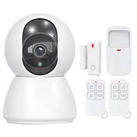 2MP WiFi IOT Camera Smart Home Security Burglar Alarm System Wireless PTZ IR Night Vision Motion Detect Two-way Intercom