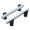 2Pack Aluminum Alloy Workbench Planing Stop Board Woodworking Table Baffle Plate Quick Release Limit Block Stop Rod Tabl