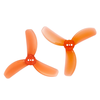 2Pairs Gemfan 2826 2.8 Inch 3-Blades PC Propeller 1.5mm Shaft 3 Holes Compatible with 1205 4300KV Motor Suitable for 200