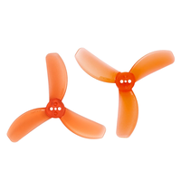2Pairs Gemfan 2826 2.8 Inch 3-Blades PC Propeller 1.5mm Shaft 3 Holes Compatible with 1205 4300KV Motor Suitable for 200