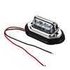 2PCS 10-30V 12V 24V 6 SMD LED License Plate Tag Lights Lamps For Boat Truck SUV Trailer Truck Trailer VAN Caravan Univer