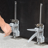 2PCS 12 Inch Heavy-Duty Labor Saving Handle Arm Jack Versatile Drywall Lift Wall Tile Locator and Woodworking Clamp with