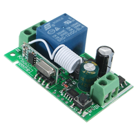 2PCS 315MHz 220V 10A 1CH Channel Wireless Relay Remote Control Switch Receiver