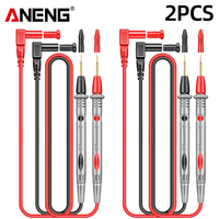2Pcs ANENG PT1005B 10A 1000V Digital Multimeter Probe Universal Test Lead Needle Pin Wire Pen Cable Kit Current Voltmete