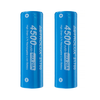 2Pcs Astrolux® E2145 4500mAh 28A 3.7V 21700 Li-ion Battery Unprotected High Drain Rechargeable Lithium Power Cell For Je