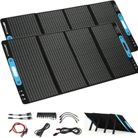 2pcs Astrolux® FSP200 18V 200W Foldable Solar Panel Portable Solar Battery Charger USB DC Multi-Output for Power Station