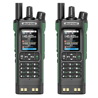 2Pcs Baofeng BF-UV32 GPS Walkie Talkie 10W Long Range Multi Band Bluetooth App 1000 Channels USB-C EU Charge Portable 2-