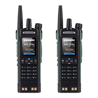 2Pcs Baofeng DM-32UV Walkie Talkie DMR Digital Analog Two Way Radio 8W Power GPS APRS 4000 Channels Dual Mode Communicat