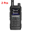 2Pcs Black Baofeng UV-17 Pro GPS Handheld Walkie Talkie Six Bands Wireless Copy Frequency Flashlight Type-C Charger Ham