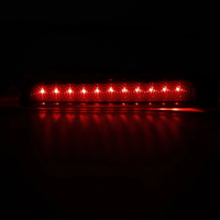 2Pcs Black Lens High Level LED Brake Stop Lights for VW T5/T6 Transporter Barn Door 7E0945097E 7E0945097H