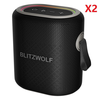 2PCS BlitzWolf® BW-WA8 Portable bluetooth Speaker Wireless Speaker 57mm Large Driver Support TWS Stereo Pairing RGB Ligh