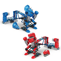 2PCS Byjarda VS0301 Hydraulic Boxing Battle Fighting Dinosaur DIY Assembled Remote Control Robot Car Vehicle Model Deskt