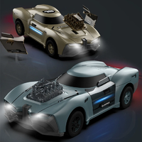 2PCS Crazon PZ24241A RTR 2.4G RC Car Battle Crash Racing Three Speed Gears LED Light Remote Control Vehicles Models Toys