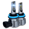 2pcs DC9-16V Universal Car LED Headlight 32800LM H4 H7 LED Bulb 3570 Chip 90W Fog Light IP67 Waterproof 6000K