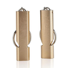 2pcs Emergency Whistle Aluminum Survival Lifeguard Whistle Lanyard Keychain For Outdoor Camping Boating Hunting Fishing