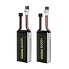 2PCS Flywoo Explorer 7.6V 1000mAh 2S 80C LiHV Battery XT30 Plug for Happymodel Mobula 8 Sub250 Nanofly20 Mobula8 TinyGo