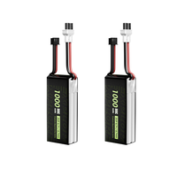 2PCS Flywoo Explorer 7.6V 1000mAh 80C 2S1P LiPo Battery XT30 Plug for Micro Quad Flywoo Flytimes 85 FlyLens 85 HD Flylen