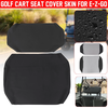 2pcs Golf Cart Seat Covers PU LeatherFront Seat Cover Set for Golf Cart Custom EZGO TXT RXV Club Car DS