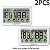 2Pcs HABOTEST HT681 Thermometer Hygrometer Weather Station Mini Thermometer Living Room LCD Digital Temperature Humidity