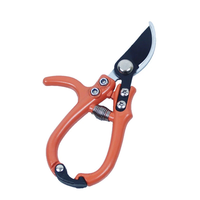 2PCS High Carbon Steel Pruning Shears Set 168mm 154mm Extra Sharp Garden Hand Pruners Ergonomic Handles Spring-loaded Me