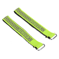 2Pcs LDARC 13.5X160mm Metal Buckle Battery Strap Green Color for Lipo Battery