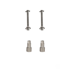 2PCS LDRC 1802 1803 A01 A02 1/18 RC Car Upgraded Parts Metal Drive Shaft Vehicles Models Spare Accessories LA0049