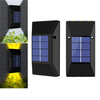 2PCS Outdoor Solar Light LED Waterproof Decoration Wall Lamp for Fence Porch Country Balcony House Garden Street Lightin