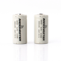 2Pcs RadioMaster 3.7V 900mah 18350 Rechargeable Lithium Battery Pack for Zorro Radio Transmitter