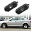 2Pcs Side Marker Light Housing Accessory Replacement Oval External Warning Clearance Lamp Bezel 1J0949117 for VW Bora Go