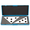 2PCS Solid Angle Plates Set 30-60-90 & 45-45-90 Degrees Precision +/- 20 Seconds Machinist Tool High Quality Metal