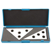 2PCS Solid Angle Plates Set 30-60-90 & 45-45-90 Degrees Precision +/- 20 Seconds Machinist Tool High Quality Metal