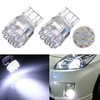 2PCS T20 LED Car Bulbs 9LED Signal Tail Reverse Brake Light Bulbs 36LM Turn Signal Tail Light 12V Reverse Light Brake Li