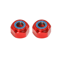 2PCS Upgrade Parts Accessories 12mm Aluminum Alloy Front Wheel Bearing Hexagonal Connector for TAMIYA DT03 1/10 RC Car P