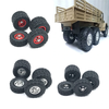 2PCS Upgraded Metal Rims Tires Wheels Double/Single for WPL 1/16 C14 C24 C34 B14 C24 B16 B36 RC Car Vehicles Models Part