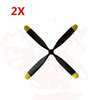 2PCS VolantexRC 768-1 Mustang P-51D Warbird RC Aiprlane Spare Part 4-Blade 3.0mm Propeller