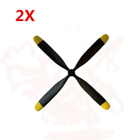2PCS VolantexRC 768-1 Mustang P-51D Warbird RC Aiprlane Spare Part 4-Blade 3.0mm Propeller
