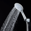 2Pcs/Set Rainfall Handheld Shower Head Silica Gel Outlet Pressurized Shower set