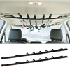 2x Vehicle Fishing Rod Rack Holder Straps Adjustable 30 to 54" Roof Fishing Pole Storage Carrier Belt 5 Rods for SUV Tru