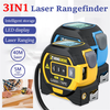 3 In 1 40M/60M Laser Tape Measure Rangefinder 5m Tape Ruler Infrared High-precision Intelligent Electronic Ruler Buildin