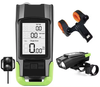 3 in 1 Bike Headlight 800Lm Brightness 3 Light Mode 4000mAh Battery IP65 Waterproof Horn Speedometer Bicycle Front Light