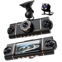 3 Inch IPS Screen 4 Lens Car Dashboard DVR Dash Camera Wifi Infrared Night Vision G-sensor 1920x1080P Video Resolution