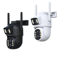 3 Lens 2 Screens WIFI IP Camera 8x Optical Zoom F1.4 Full Color Night Vision IP66 Waterproof Wireless H.265 bluetooth Hu