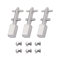 3-Piece Matte Chrome Plated Tilt Switch with Button for Studer Revox B77 PR99